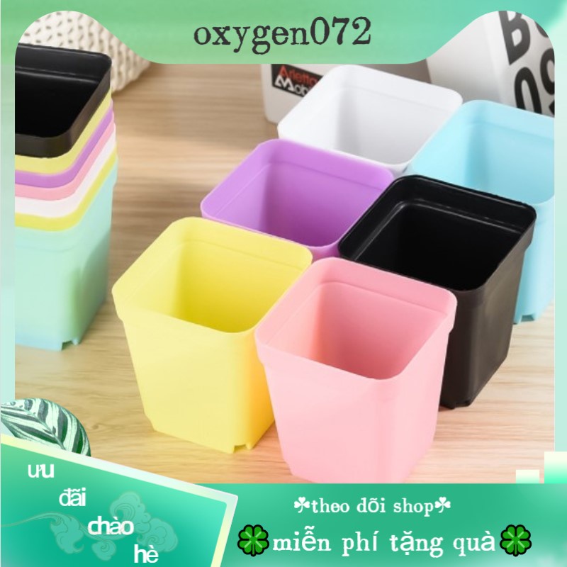 Chậu Trồng Cây Oxygen072 Trang Trí Sân Vườn Ban Công