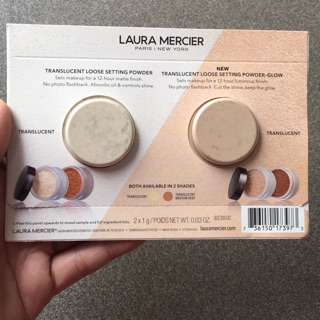 [Sample] - Phấn phủ dạng bột Laura Mercier Loose Setting Powder Translucent (2 x 1g)