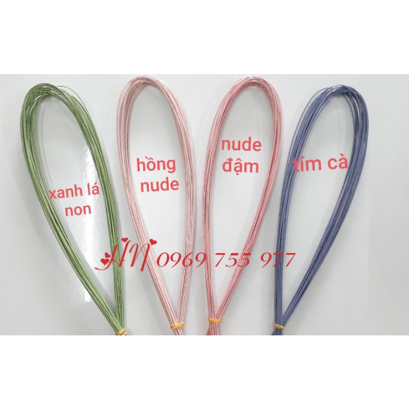 Kẽm màu làm hoa voan