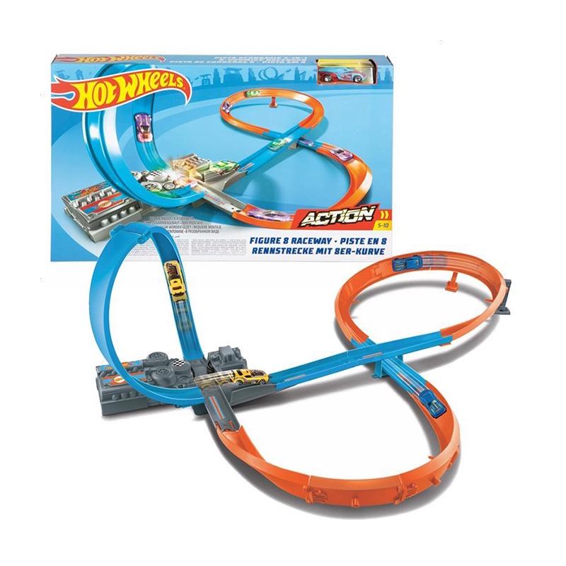 Đồ Chơi HOT WHEELS Đường Đua Đường Vòng Số 8 Hot Wheels GGF92
