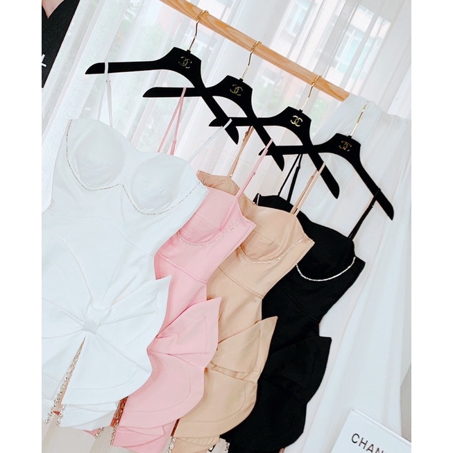 Thiết kế, váy dây đính đá hàng thiết kế chính chủ