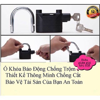 [Bảo Hành 1 Đổi 1]-Ổ khóa báo động chống trộm