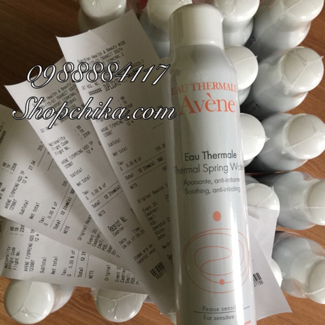 <CÓ BILL> XỊT KHOÁNG AVENE CỦA PHÁP 300ml - BILL ĐẦY ĐỦ