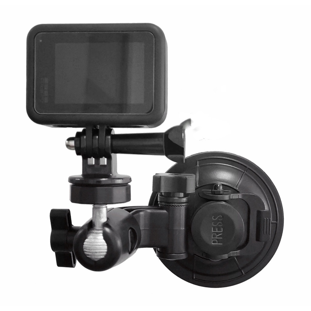 Đế hút/hít kính ô tô, xe hơi cho Gopro, Camera hành trình - Đế hít Cực Đại