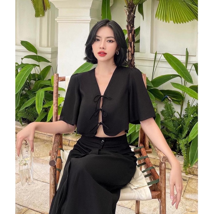 TOURNESOL SET | SET ÁO CROPTOP KÈM CHÂN VÁY MAXI NỮ TÍNH