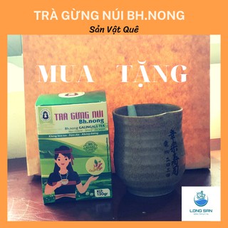 [Tặng Kèm Ly] Trà Gừng Núi BH.Nong - 100% Thiên Nhiên, Hương Vị Núi Rừng, Tăng Cường Miễn Dịch| Long Sản