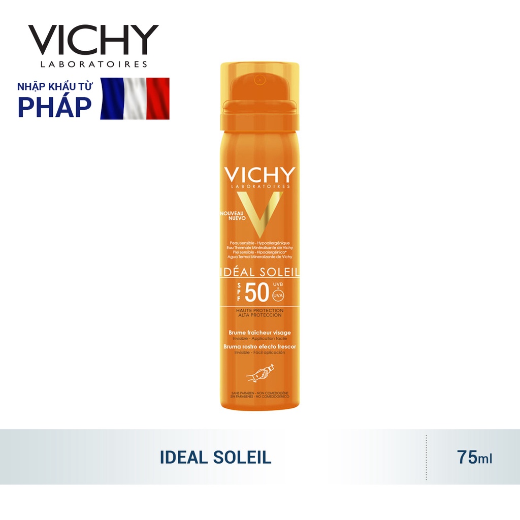 Xịt Khoáng Chống nắng giảm dầu Vichy