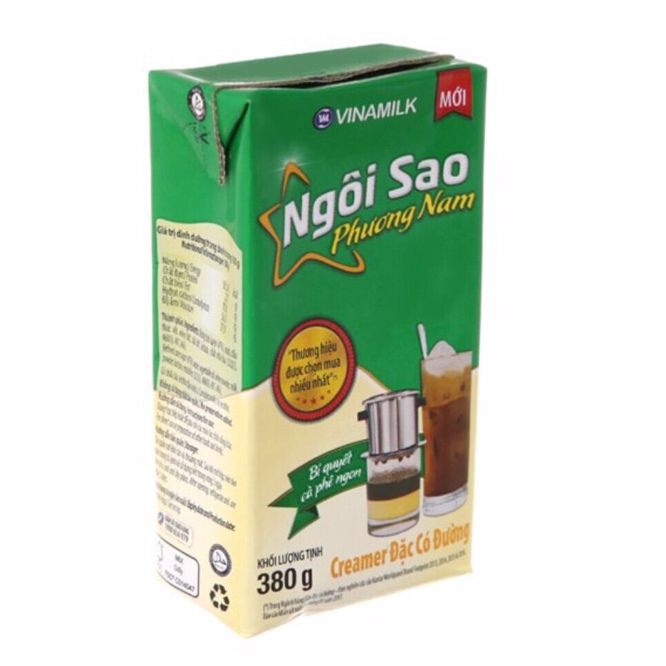 Sữa đặc ngôi sao Phương Nam 380g hộp giấy