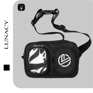 Túi đeo chéo local brand chính hãng nam nữ LUNACY mini trong suốt đi chơi thời trang giới trẻ