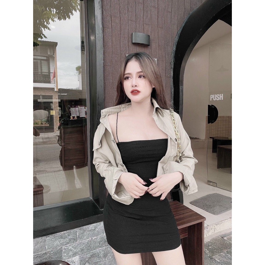 Áo kaki croptop giá rẻ hàng đẹp