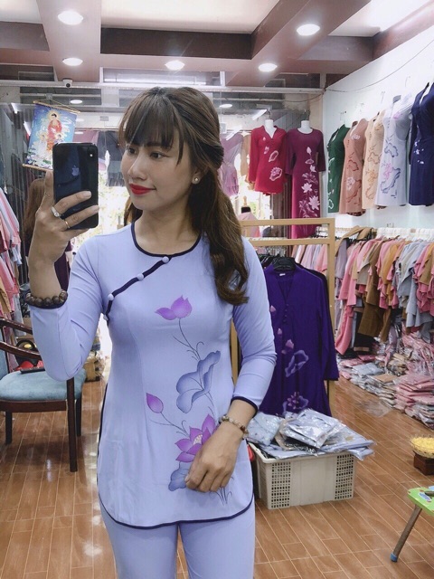 ĐỒ LAM ĐI CHÙA # THUN TRÒN VIỀN THÊU