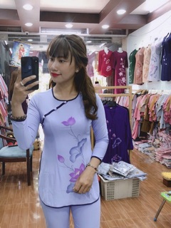 ĐỒ LAM ĐI CHÙA # THUN TRÒN VIỀN THÊU