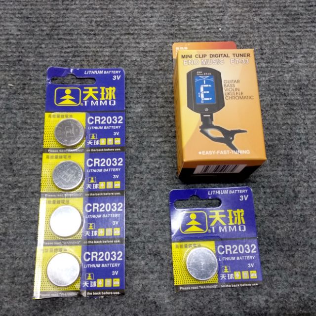 Pin cho máy lên dây đàn guitar ET33
