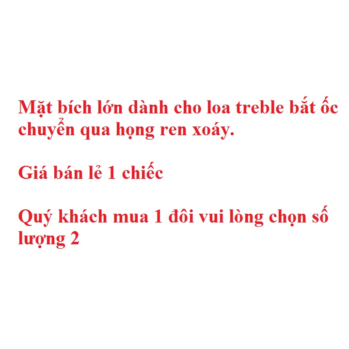 Mặt bích gắn loa treble 750/850 - đế chuyển đổi loa treble 750/850 -  - đế nối họng kèn - 1 cái