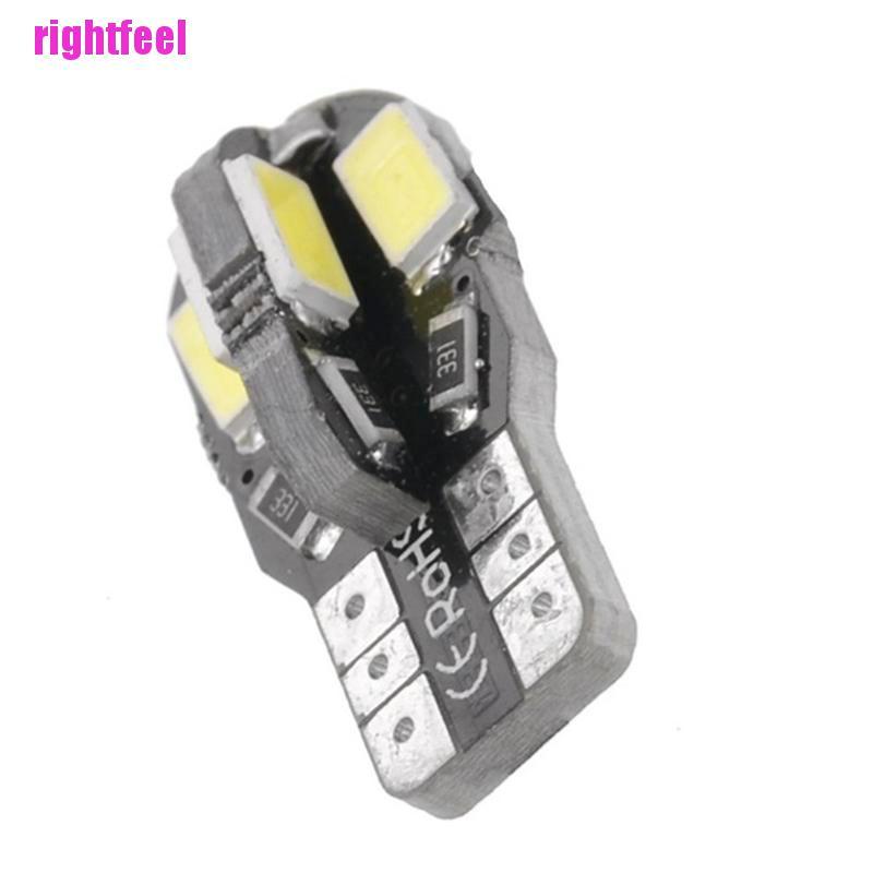 Bộ 10 Đèn Led Smd T10 194 168 W5W 5730 8 Led Smd Ánh Sáng Trắng