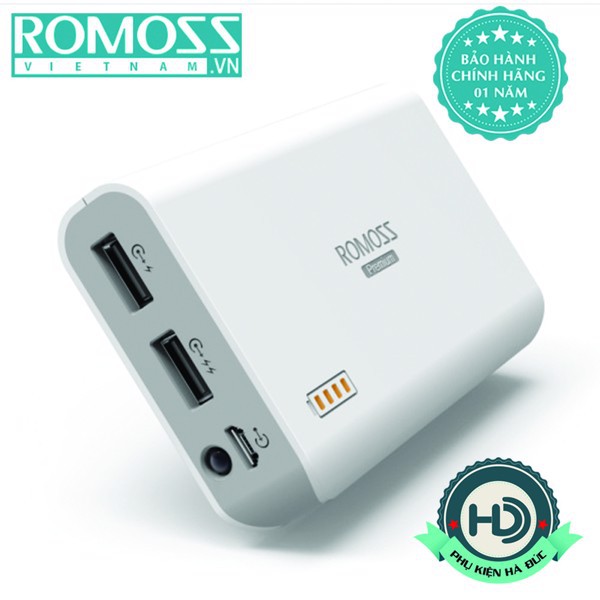 [Mã SKAMCLU9 giảm 10% đơn 100K] Pin dự phòng Romoss Sailing 3 dung lượng 7800 mAh