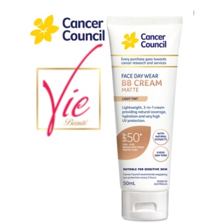 Kem chống nắng Cancer Council - BB Cream 3 trong 1 SPF50+/PA++++ 50ml