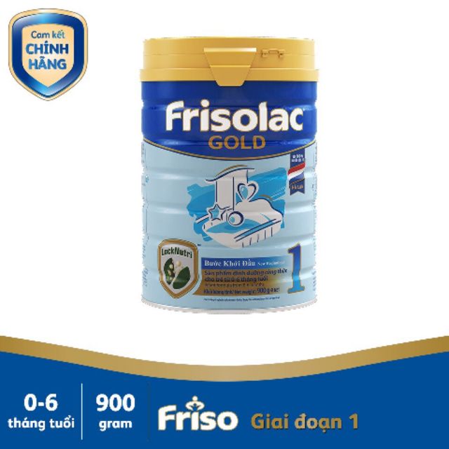 Sữa bột Frisolac gold 1 900g