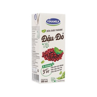 Sữa đậu nành đậu đỏ Vinamilk 180 ml