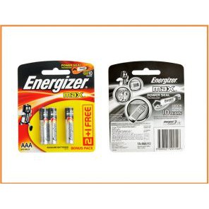 Pin Energizer AAA 2+1, Pin Energizer đũa chính hãng