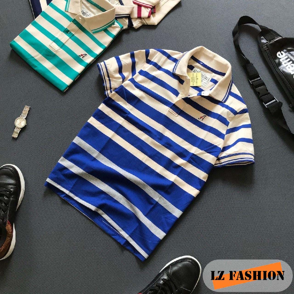 ÁO THUN NAM TRUNG NIÊN SỌC ALPHA CAO CẤP ĐẸP - LZ FASHION - PS060 | BigBuy360 - bigbuy360.vn