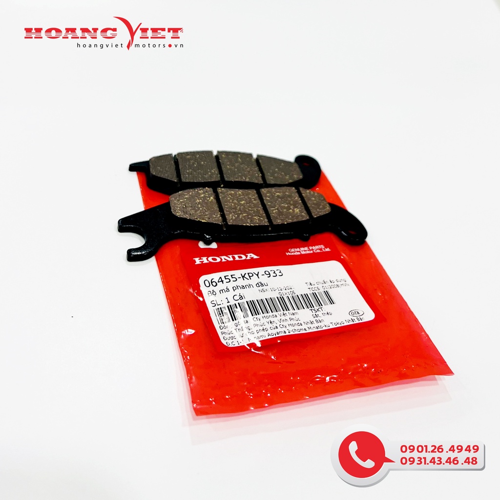 Bộ má phanh dầu trước - Honda FUTURE NEO/ WAVE RS 100  - 06455KPY933