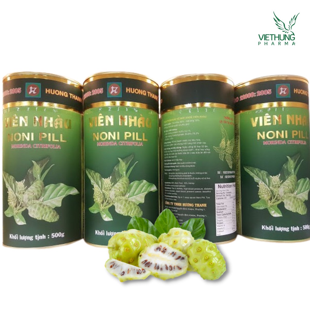 Viên Nhàu Mật Ong Hương Thanh Noni Pill Chính Hãng, Hộp 500g