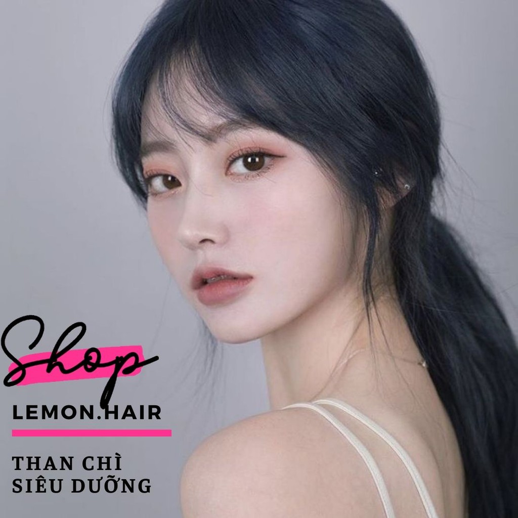 Thuốc nhuộm tóc Than chì + tặng oxy trợ dưỡng - lemon.hair