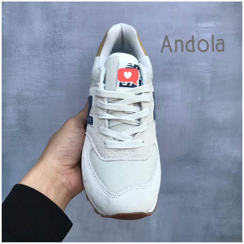 Giày thể thao,Giày sneaker,Giày 𝐍𝐞𝐰 𝐁𝐚𝐥𝐚𝐧𝐜𝐞,Giày 𝐍𝐁 𝟓𝟕𝟒 chữ xanh than | BigBuy360 - bigbuy360.vn