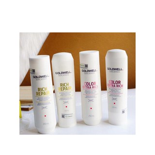 [Nhiều lựa chọn] Dầu gội, dầu xả Goldwell Dualsenses Repair, Color 250ml dành cho tóc khô xơ, hư tổn, tóc nhuộm