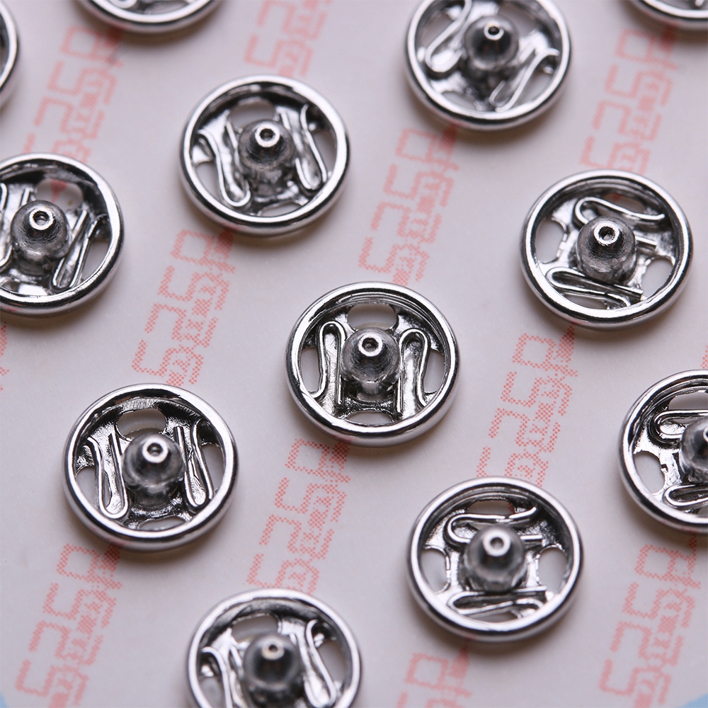L1 24pcs 6mm Accessories Dollhoues Miniature Invisible Snap Craft Mini Buttons