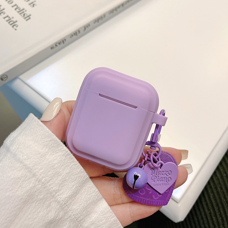 Vỏ Bảo Vệ Hộp Sạc Tai Nghe Airpods 1 2 3 pro I13 pro Inpods 12 I12 I11 I9S I23 Bằng Silicon Hình Trái Tim Xinh Xắn