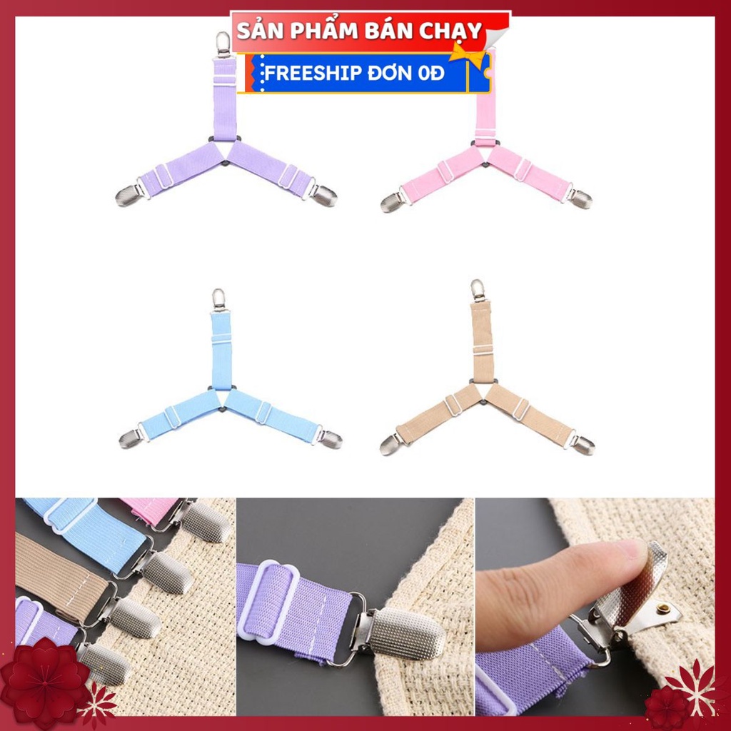 #Đai Điều Chỉnh Ga Trải Giường Drap 3 Chạc Inox Mới - Gia Đình - Khách Sạn - Ga Luôn Căng Phẳng