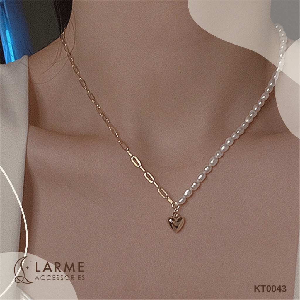 Dây chuyền, vòng cổ hình trái tim Larme Accessories - DC0038