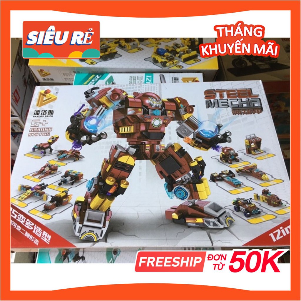 ĐỒ CHƠI HỌC TẬPFreeshipLEGO 12in1-MÔ HÌNH LEGO SIÊU NHÂN BIẾN HÌNH 633008-055