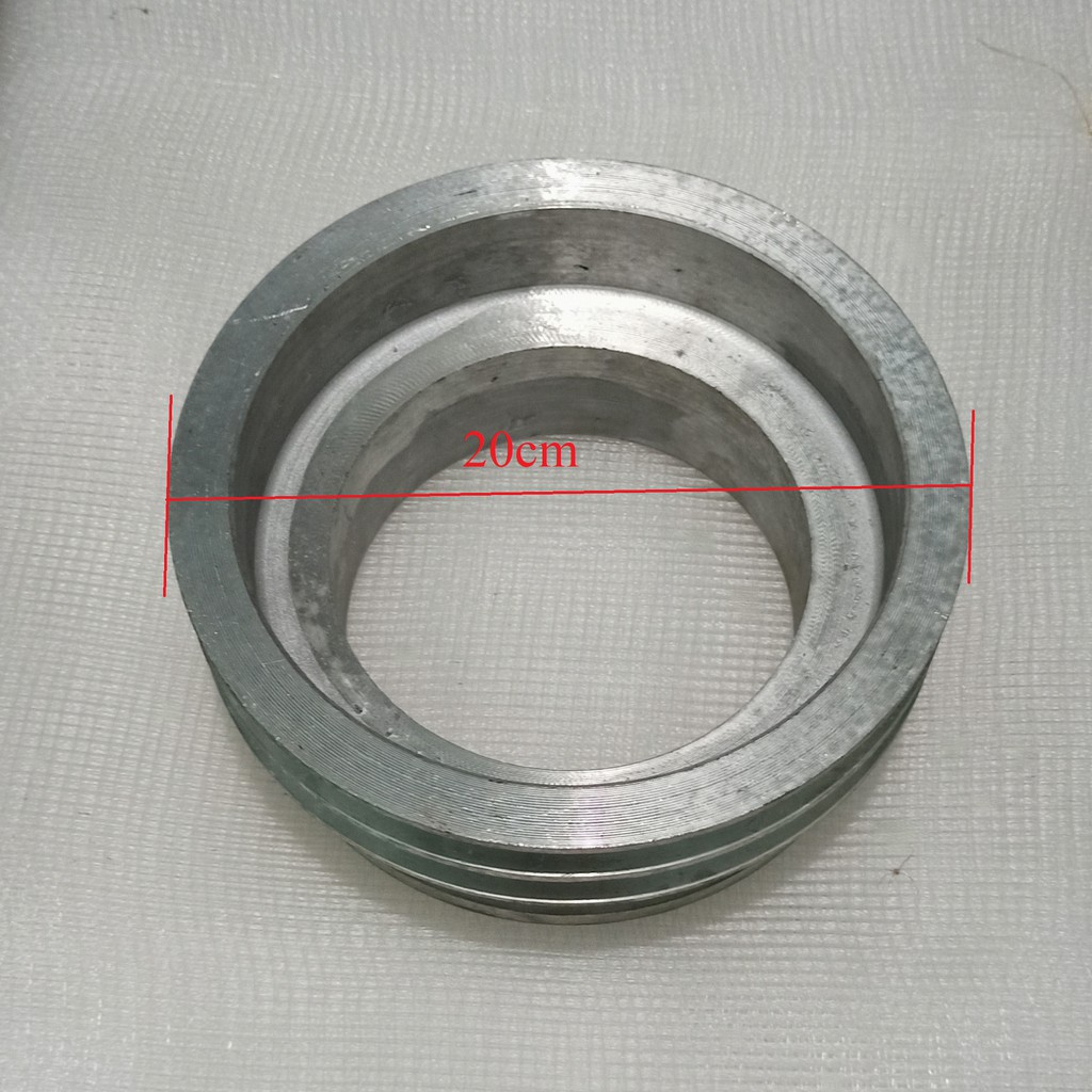 Buly Nhôm 18cm, 20cm, 22cm, 25cm, 27cm, 29cm  2 Rảnh Bảng B cho động cơ D9, D10 và động cơ Nhật Yanmar F TS NS SS80 SS9