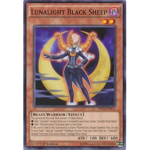 Thẻ bài Yugioh - TCG - Lunalight Black Sheep / SHVI-EN011'