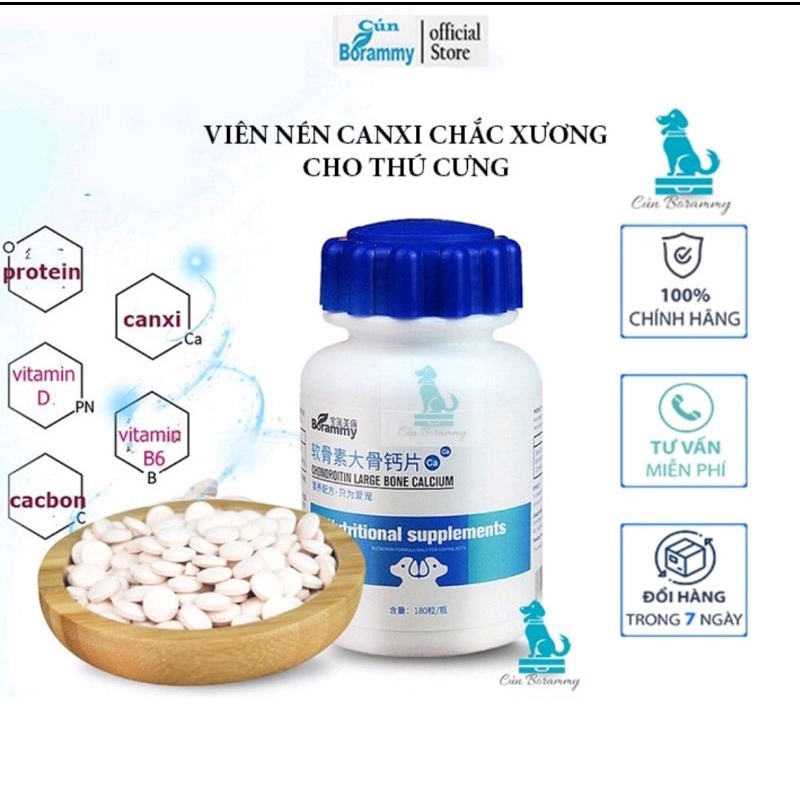 Canxi Borammy - bổ sung canxi và khoáng chất cho chó mèo