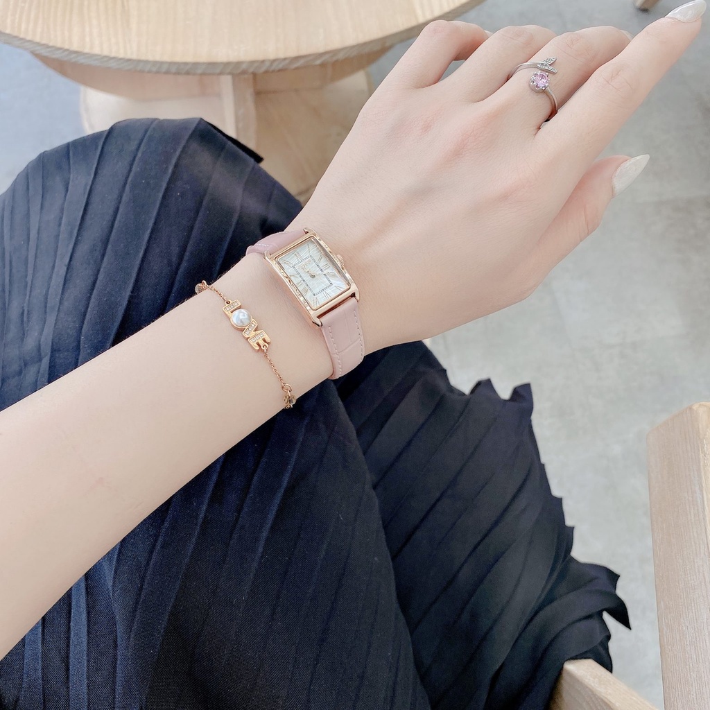 Đồng Hồ Nữ JA-1338B Julius Hàn Quốc (Hồng)
