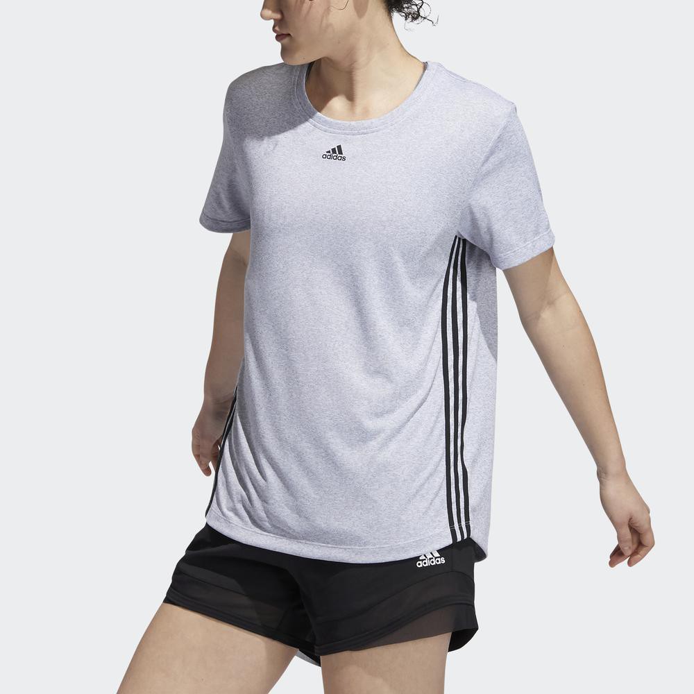 [Mã WABRDAS giảm 15% tối đa 500K đơn 1 triệu] adidas TRAINING Áo thun 3 Sọc Nữ Màu trắng GC7756