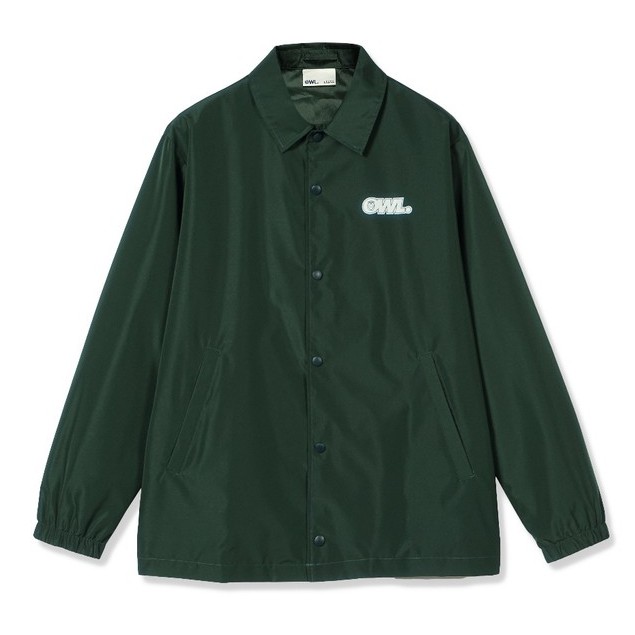 OWL BRAND® COACH JACKET - Áo khoác dù xanh rêu - OWL210121