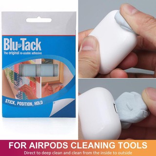 Đất Sét Blu-tack Vệ Sinh Airpods Đất sét dính Blu Tack Original (1 túi 4 thanh) loại 75g
