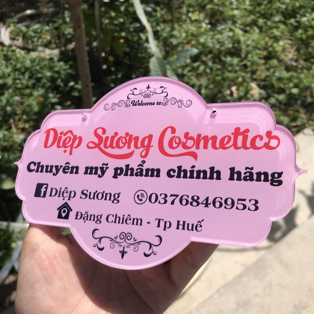 Bảng hiệu trang trí - Thiết kế và in thông in theo yêu cầu - Giá rẻ