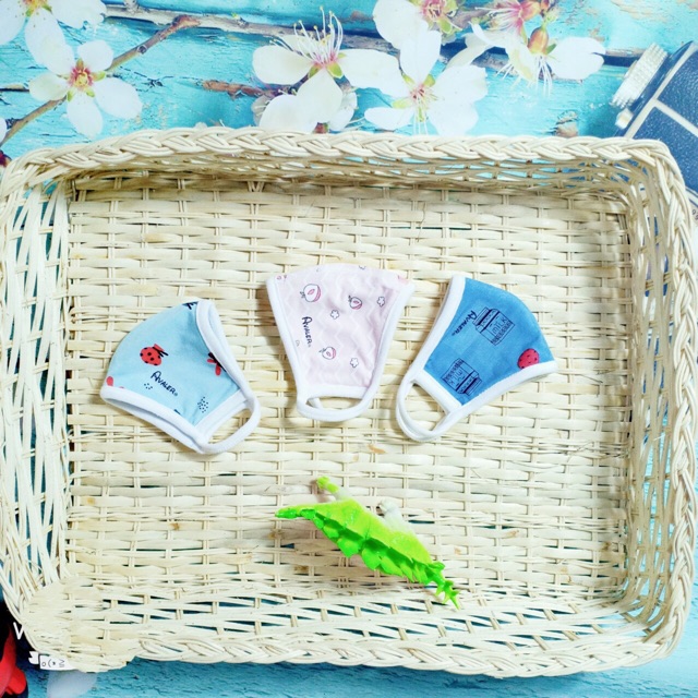 Set 2 khẩu trang bamboo sợi tre Avaler