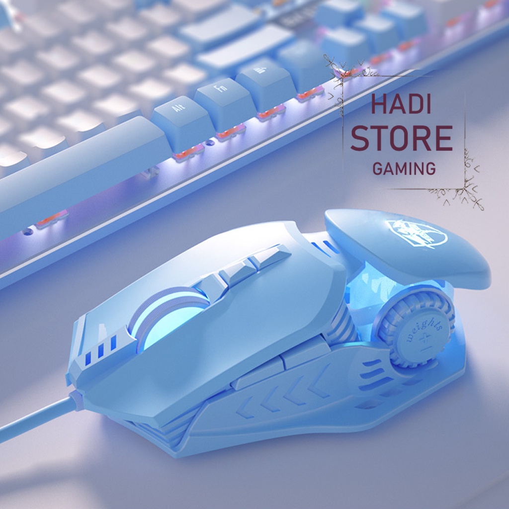 Chuột Gaming, Chuột Chơi Game Máy Tính PC, Laptop Có Dây Led RGB 6400 DPI G530 Gragon Chính Hãng HADI_STORE GAMING