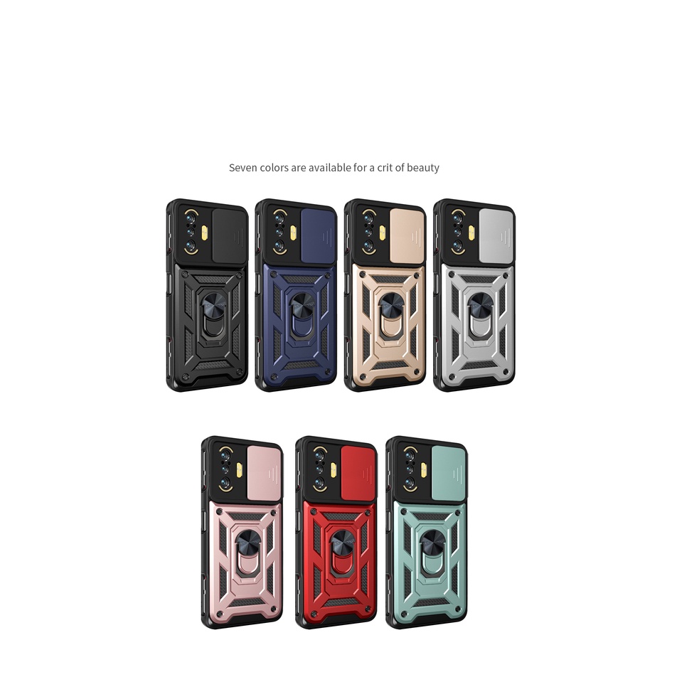 Ốp Điện Thoại Chống Sốc Có Nhẫn Đỡ Cho Redmi K40 Gaming