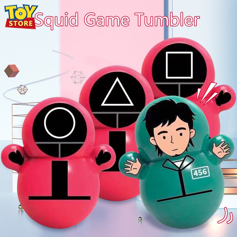 Lật đật Squid Game đồ chơi phổ biến quà tặng trẻ em handmade