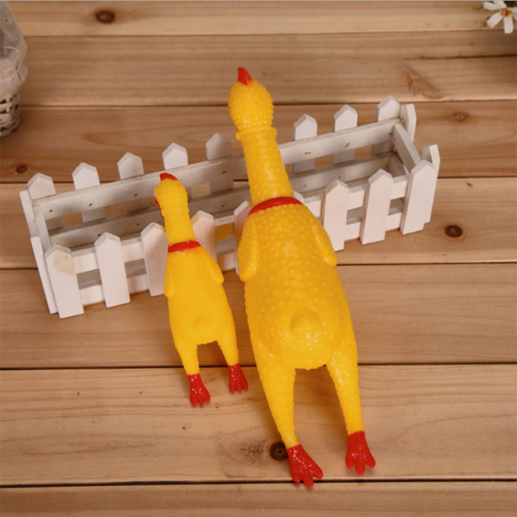 Đồ chơi chú gà phát ra tiếng kêu vui nhộn độc đáo 17/31/39cm