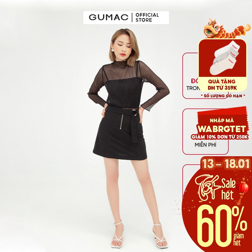 Áo kiểu nữ tay dài GUMAC AB591 [Không kèm áo trong