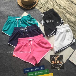 Quần Ngắn Short Đùi Thể Thao Nữ - Quần Short F21 2 lớp (Đồ Tập Gym, Yoga)
